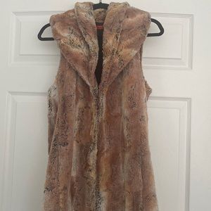 alice + olivia Faux Fur Annistyn Vest